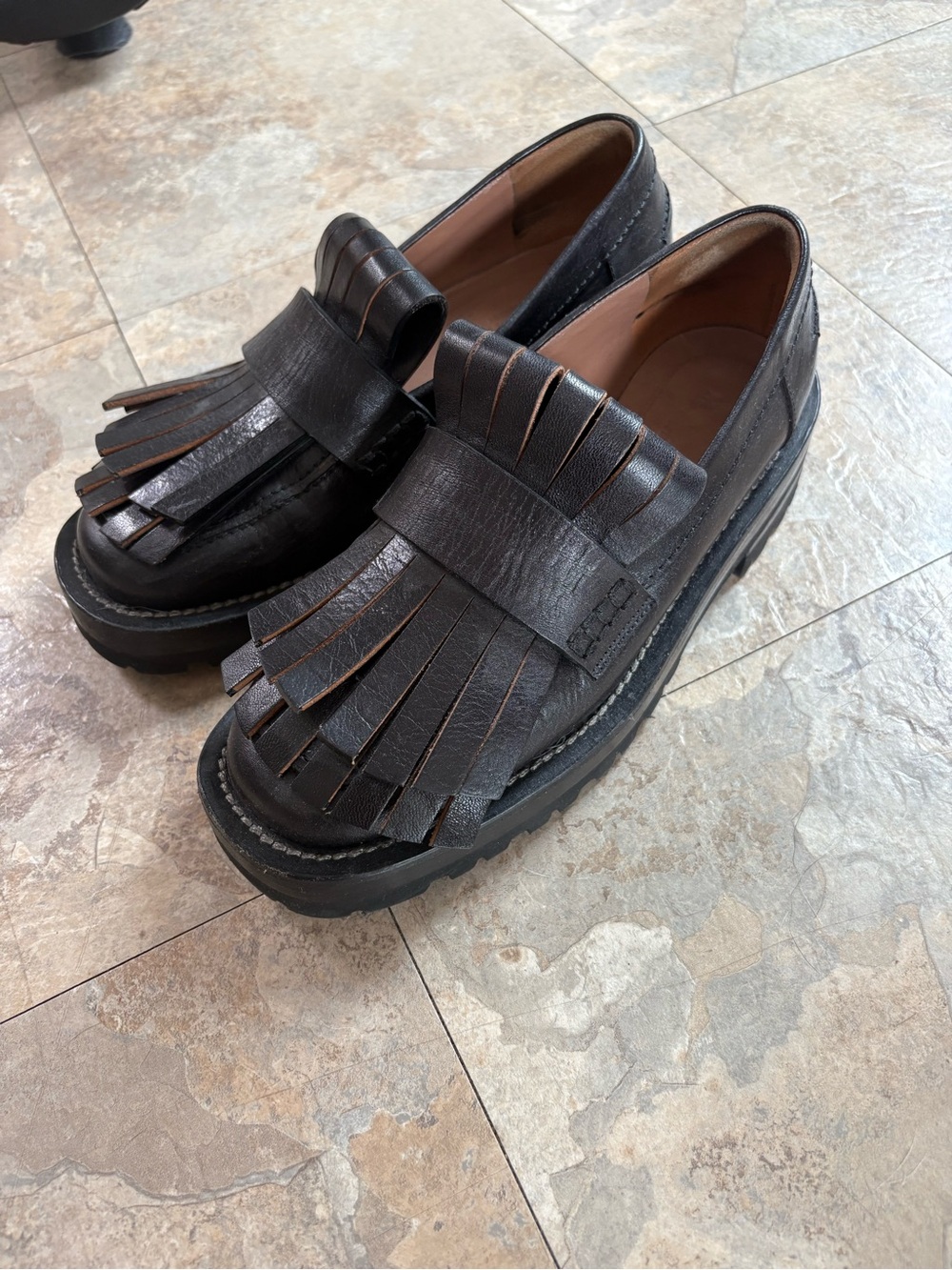 Marni chunky tassel loafers size 38